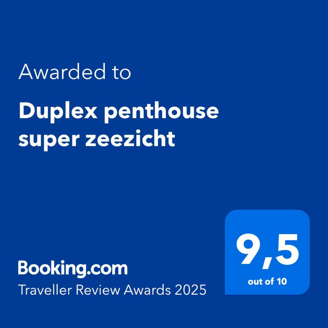 Duplex Penthouse Super Zeezicht Apartment De Panne Luaran gambar